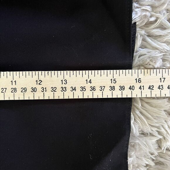 Jill Jill Stuart One Shoulder With Velvet Side Tie Black Formal Gown Size 6 - Picture 12 of 16